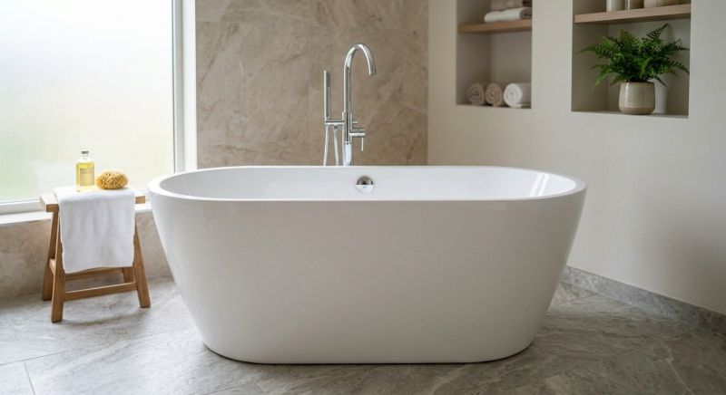 Acrylic Bathtub Installation in Stamford, CT